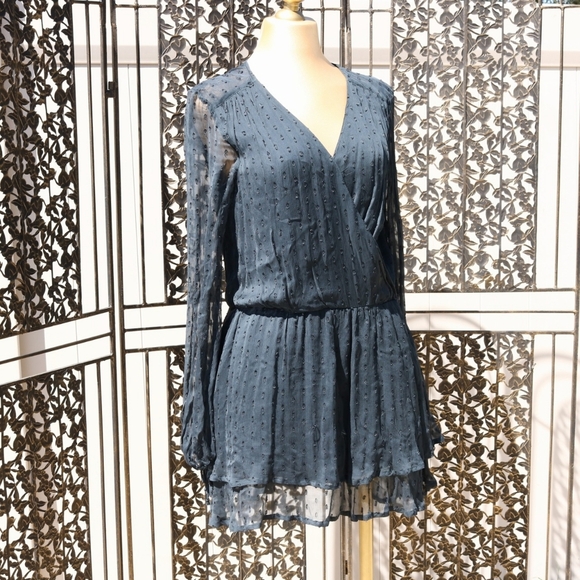 FREE PEOPLE Daliah Long Sleeve Mini Dress - Picture 2 of 6